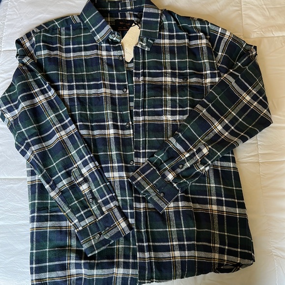 Dubinik® 6 oz Camicia Uomo Flanella 100% Cotone Quadri Invernale Leggera con Taschino Morbida Comoda Bufalo della Marina S